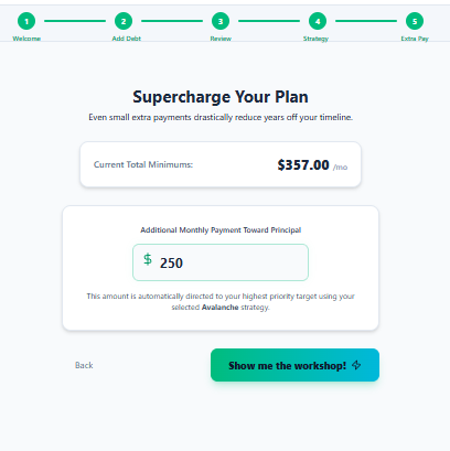 LEVEL Extra Payment Selection
