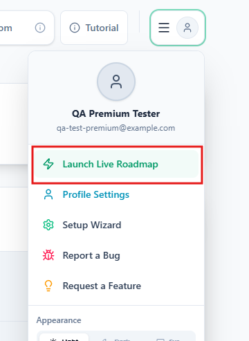 LEVEL Live Roadmap